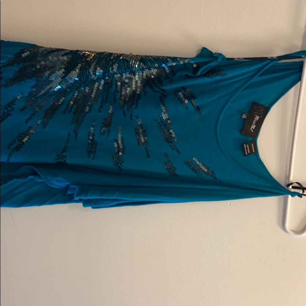 Miss me buckle beaded shirt